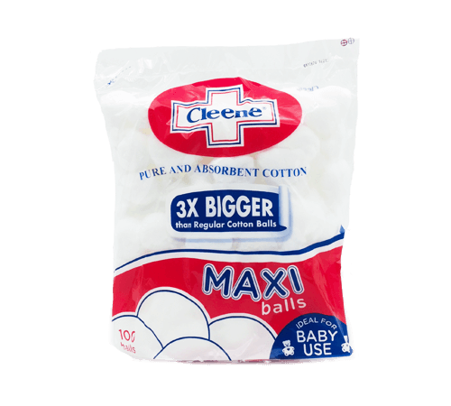 Cleene Absorbent Cotton Maxi Balls 100 Balls