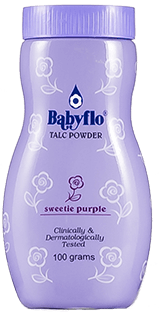 Babyflo Baby Powder Sweetie Purple 100gm