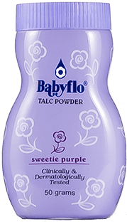 Babyflo Baby Powder Sweetie Purple 50gm