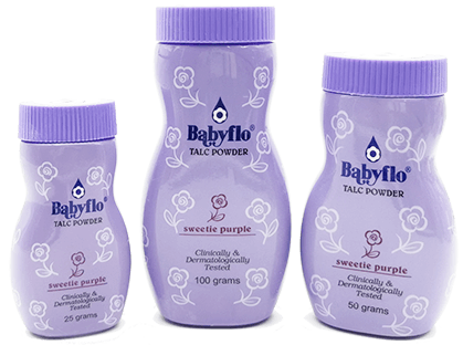 Babyflo Baby Powder Sweetie Purple