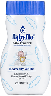 Babyflo Baby Powder Heavenly White 25gm