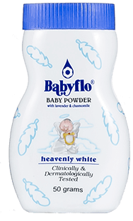 Babyflo Baby Powder Heavenly White 50gm