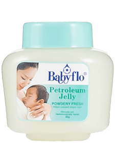 Babyflo Petroleum Jelly Powdery Fresh 50g 1