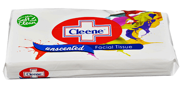 Cleene Facial Tissue Splatter Travel Pack (tilt Down)