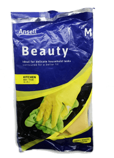 Ansell Beauty Gloves Household Task Medium