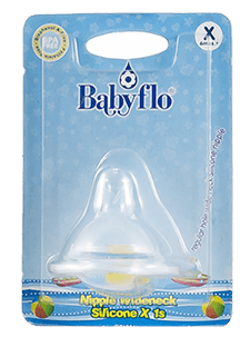 Babyflo Nipple Wideneck Silicone X 1s