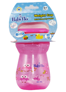 Babyflo Weight Cup Without Handle Pink