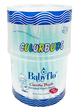 Bflo Color Buds Can 200 Tips Front Blue