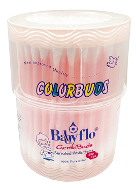 Bflo Color Buds Can 300 Tips Front Pink