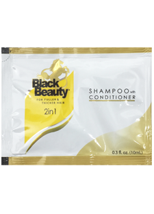 Black Beauty Shampoo And Conditioner Sachet