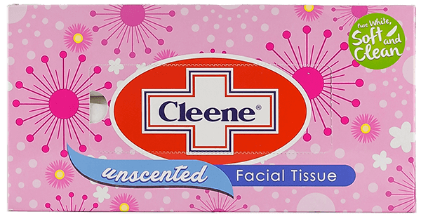 Cleene Facial Tissue Unscented Box 150s Pink