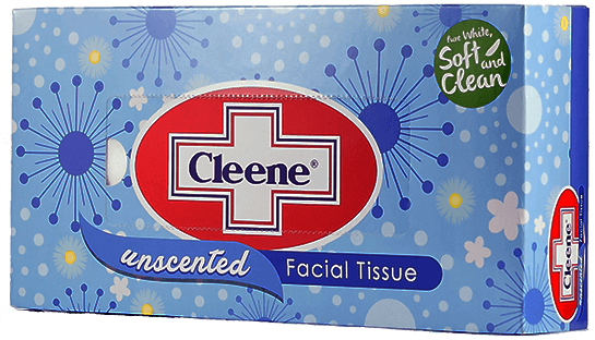 Cleene Facial Tissue Unscented Box 150s
