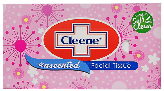 Cleene Facial Tissue Unscented Box 300s Pink 2
