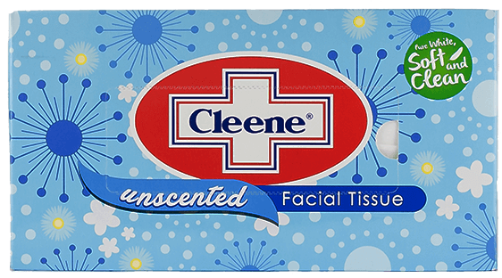 Cleene Facial Tissue Unscented Box 300s