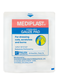 Mediplast Sterilized Gauze Pad 3 X 3 Inches 02