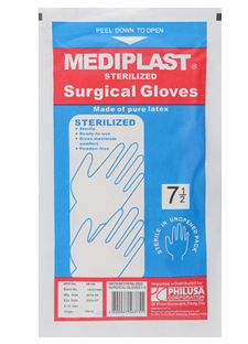 Mediplast Sterlized Surgical Gloves 7 5 1