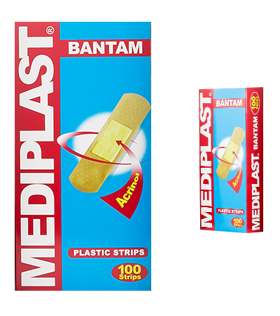 Mediplast Bantam Plastic Strips 100s