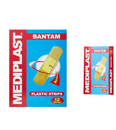 Mediplast Bantam Plastic Strips 12s