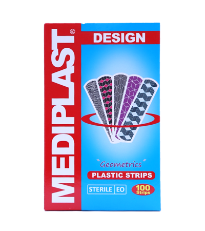 Mediplast Design Geometrics Plastic Strips 100s