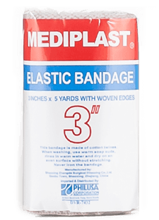 Mediplast Elastic Bandage 3 Inches X 5 Yards