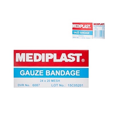 Mediplast Gauze Bandage 2inches X 6 Yards