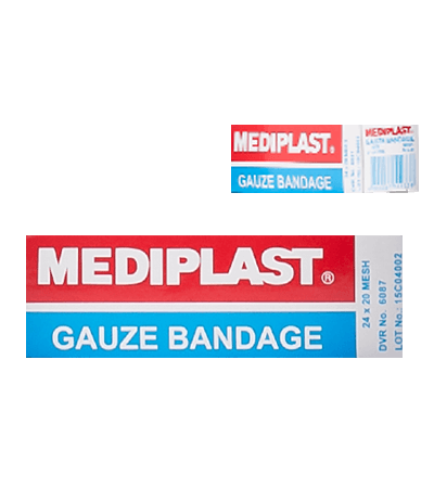Mediplast Gauze Bandage 3 Inches X 6 Yards