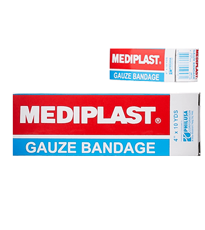 Mediplast Gauze Bandage 4 Inches X 10 Yards