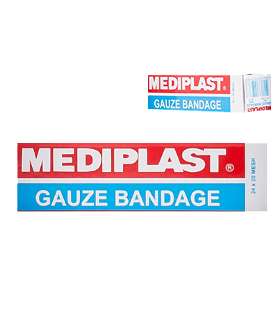 Mediplast Gauze Bandage 4 Inches X 6 Yards