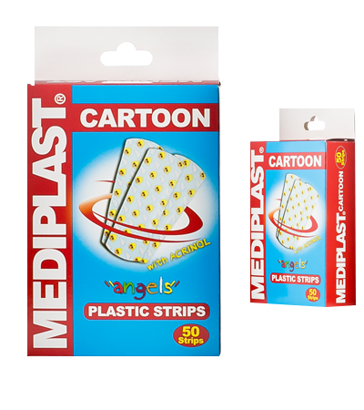 Mediplast Plastic Strips Cartoon 50s