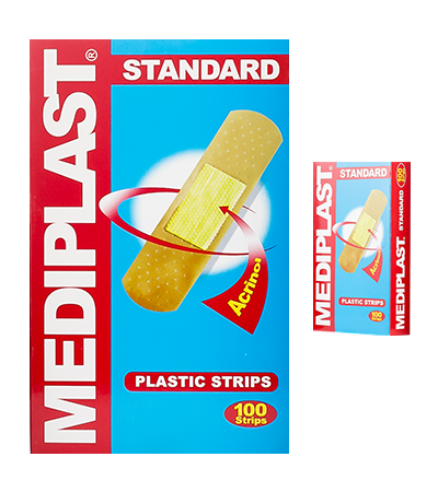 Mediplast Plastic Strips Standard 100s