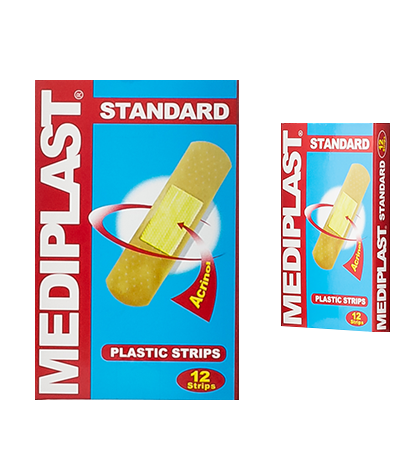 Mediplast Plastic Strips Standard 12s