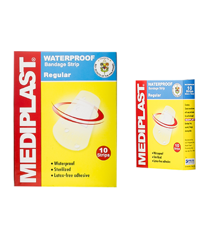 Mediplast Waterproof Plastic Strips Regular 10s