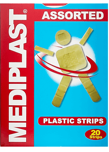 Mediplast Assorted Strips 20s