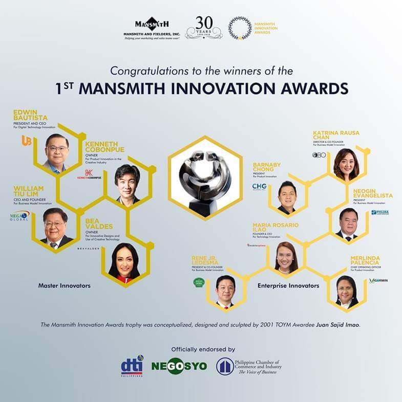 RHEA Generics wins 1st Mansmith Innovation Awards