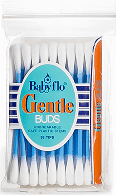 Babyflo Gentle Buds Plastic Blue 36tips