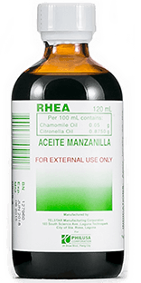 Rhea Aceite Manzanilla Plain 120ml