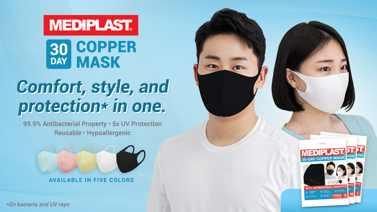 THE NEW MEDIPLAST COPPER MASK: NOW AVAILABLE!